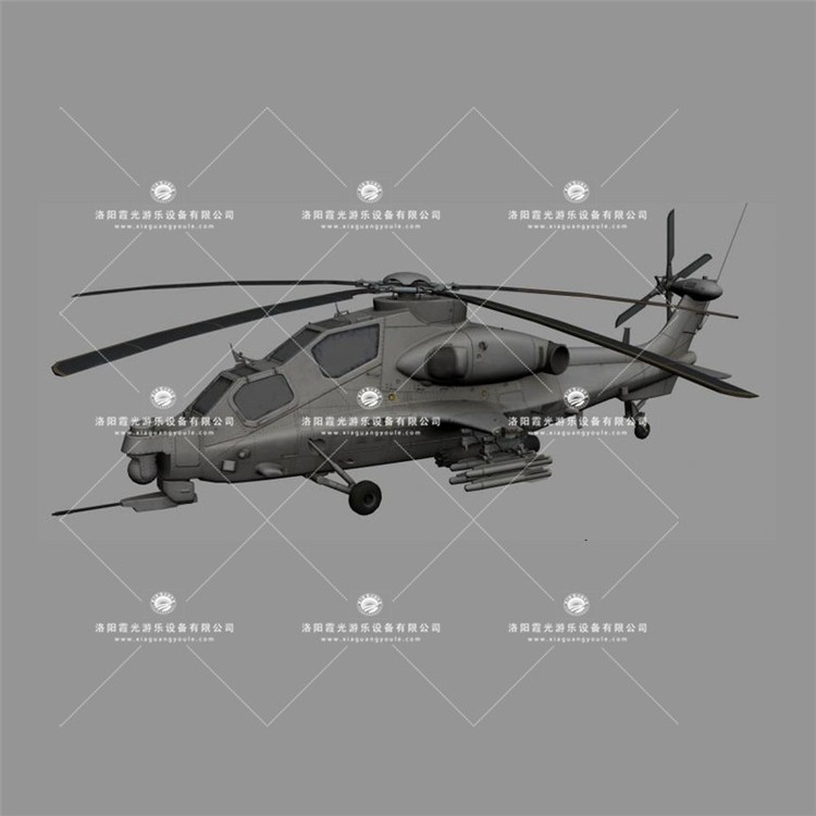凤凰镇武装直升机3D模型